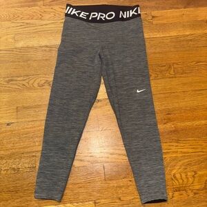 Women’s Mid-Rise Mesh Paneled Nike Pro Leggings